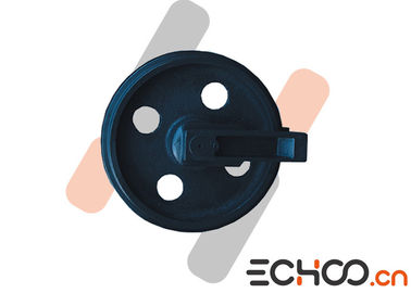 R55 -9 Front Idler Wheel Mini Excavator Undercarriage Parts In Black Color