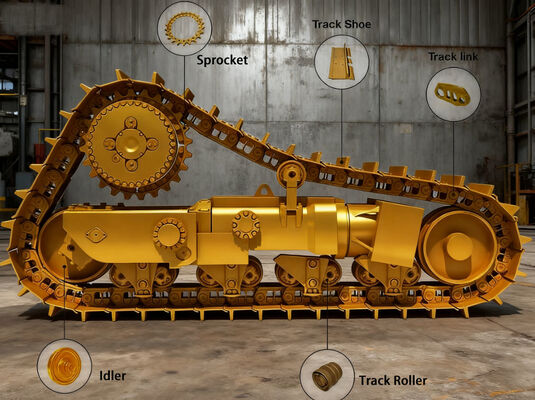 ボブキャット・コンパクト・トラック・ローダー用のプレミアム・アンダーカーシエ・パーツ